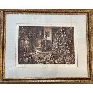 Scott Fitzgerald (Artists Proof)  "Merry Christmas" Very Rare, Signed, #28 Of 30